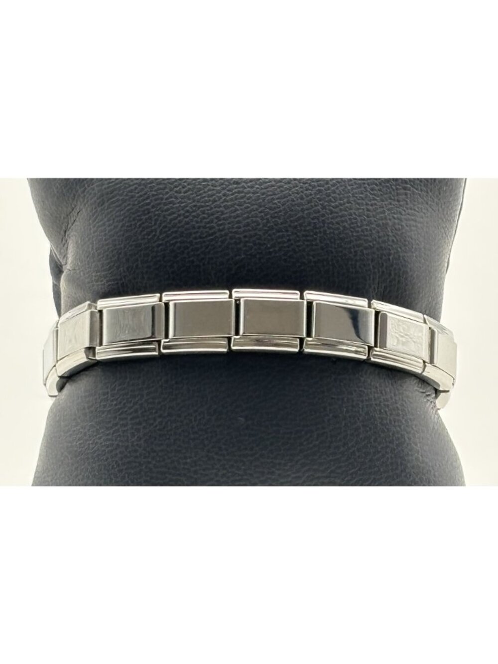 Vintage Manuel Zed Charm Bracelet Stainless Steel Expandable Links Puzzle Design - Picture 3 of 15
